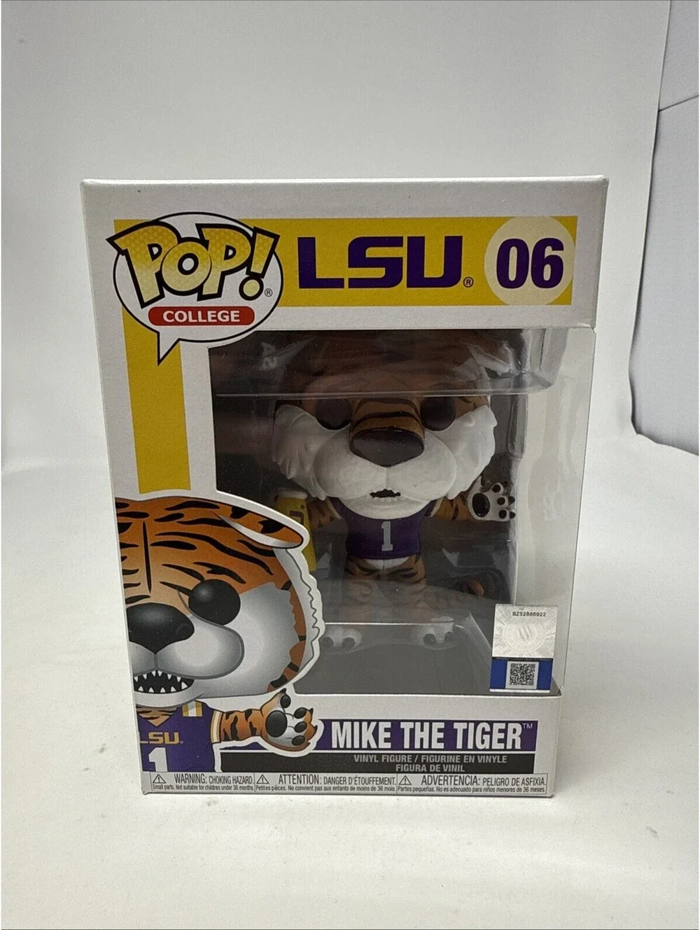 Funko POP! College - Mike the Tiger #06 LSU Mascot NCAA Vinyl Figure